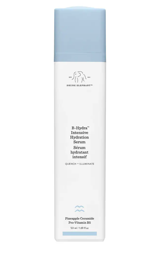 Drunk Elephant B-Hydra Intensive Hydration Serum for smoother skin, available at Sephora.